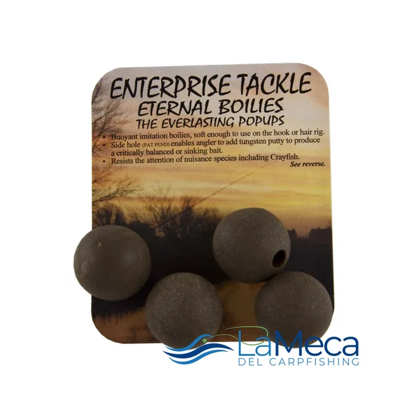 ENTERPRISE TACKLE ETERNAL BOILIES MARRON 15mm