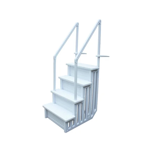 Escada simples para piscina