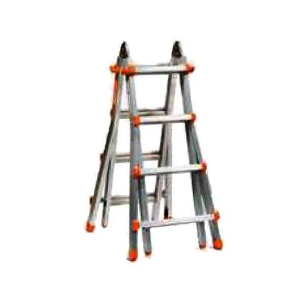 ESCALERA TELESCOPICA 4+4 PELDAÑOS