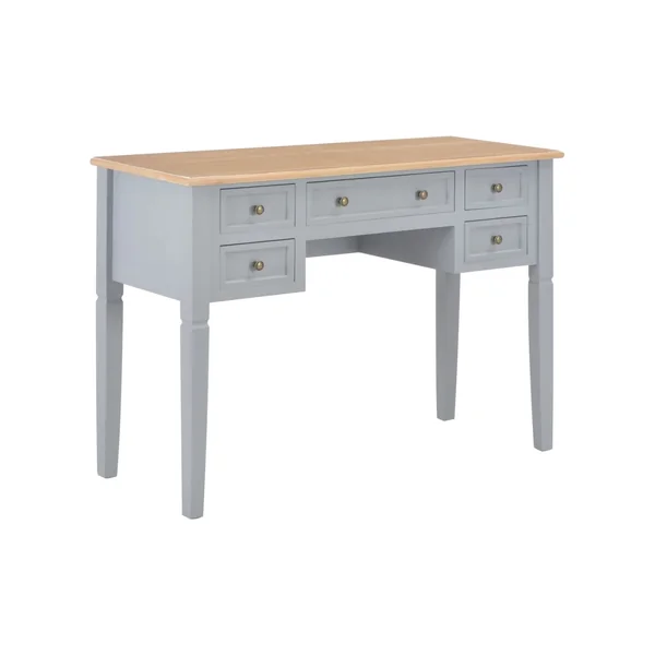 Escritorio VIDAXL Gris Madera (145x30x60cm)
