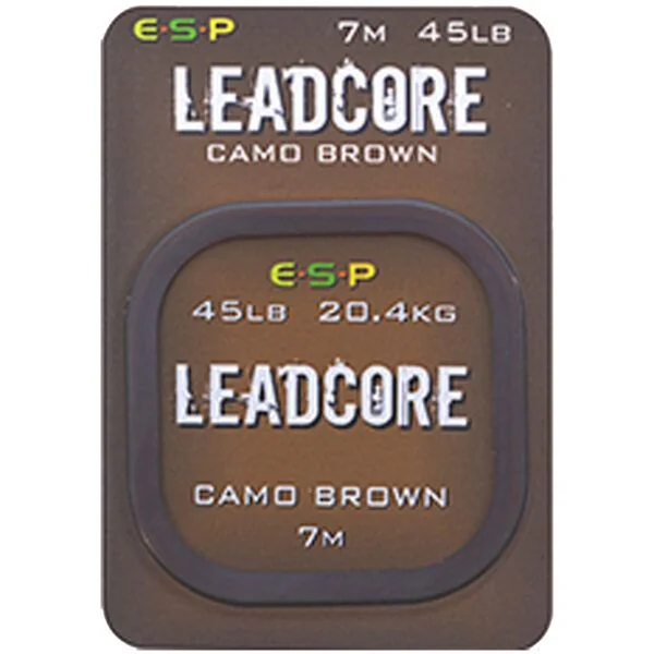 ESP Leadcore Camo Brown 45lb 20.5kg 7m