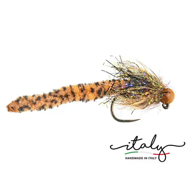 Fabios TG River Mop Fly Streamer Brown streamer