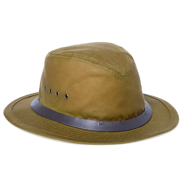 Filson Tin Cloth Packer Hat Sombrero bronceado oscuro
