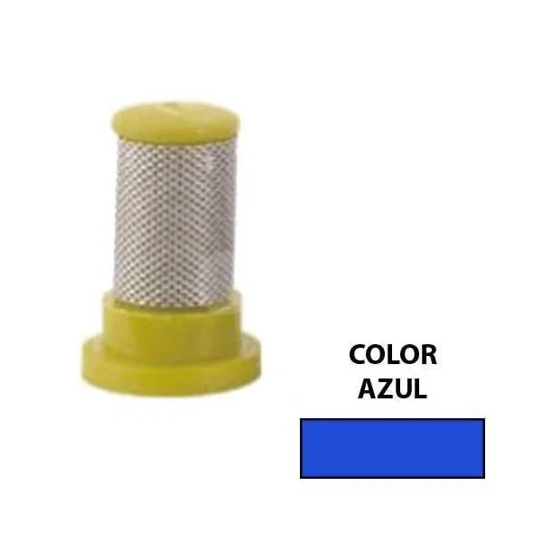 FILTRO CILINDRICO 3/8 AZUL 50 MESH