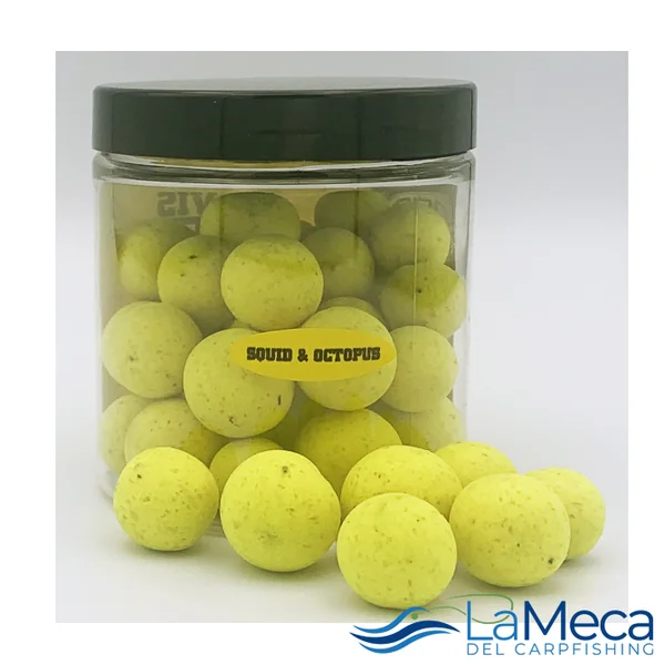 FLUORO POP UPS SQUID & OCTOPUS 16/18/20 mm SBS 100gr