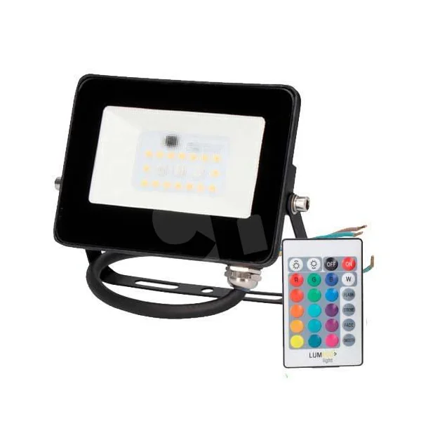 FOCO PROYECTOR LED 10W RGB CON MANDO - Imagen 2