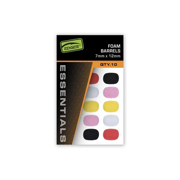 Fox Edges 7x12 mm Foam Barrels - Mixed Colour