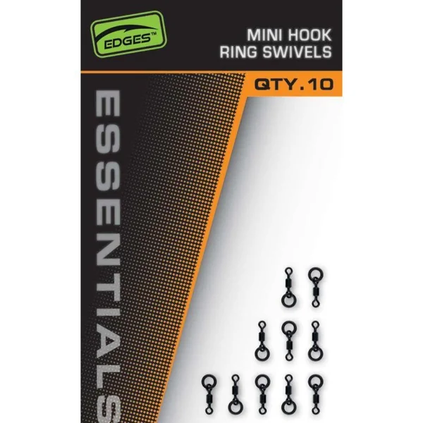 Fox Edges Mini Hook Ring Swivels - Imagen 2