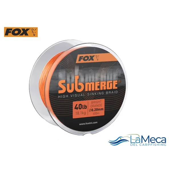 FOX SUBMERGE HIGH VISUAL SINKING BRAID 0.40LB 600M