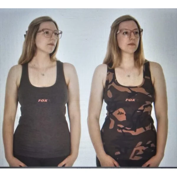 Fox Womens Vests- Sz S 8-10 TWIN PACK