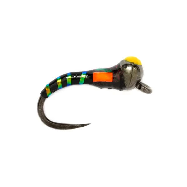 Fulling Mill Bung Buzzer Black Yellow Spot Ninfa sin púas