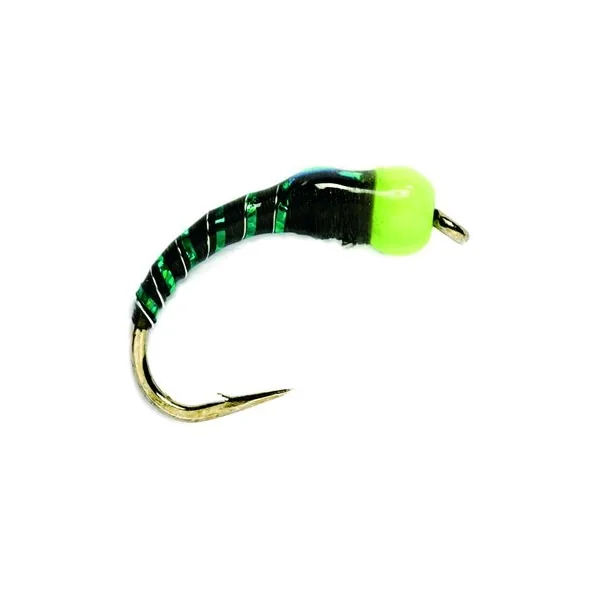 Fulling Mill Nugget Buzzer Ninfa negra y verde