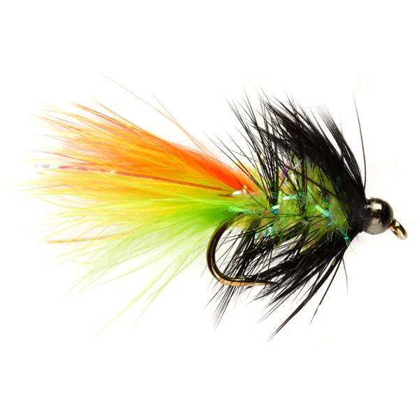 Fulling Mill Streamer - Shimmer Bugger Tigre de Fuego