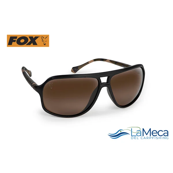 GAFAS SOL FOX AV8 BLACK & CAMO - LENTE MARRÓN