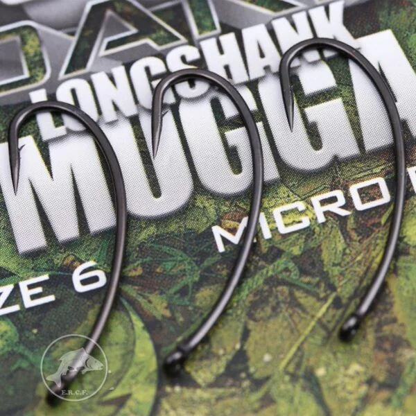 Gardner Anzuelos Covert Dark Longshank Mugga Micro Barbed Nº4