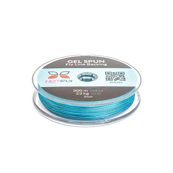GEL SPUN BACKING hotfly - blue - 23 kg / 50 lb - 300 m