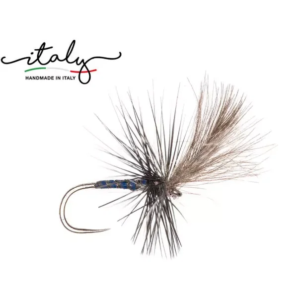 Glass Quill CDC BL Chiro Blue mosca seca