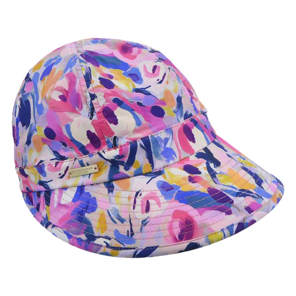 Gorra de Sol de algodón de Seeberger - Rosa-Multi - Imagen 2