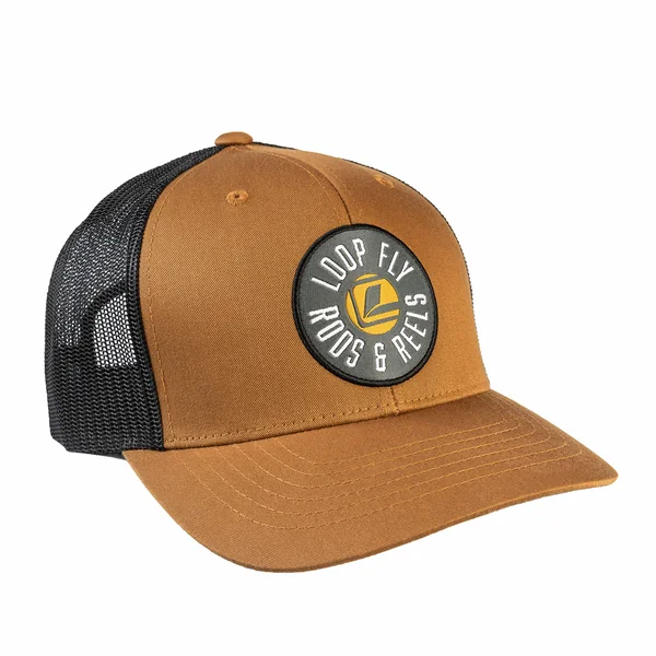 Gorra Loop Fly Rods & Reels Peaked Cap caramel/black