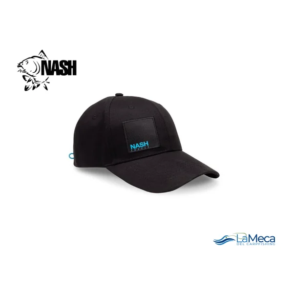 GORRA NASH NEGRA LOGO AZUL