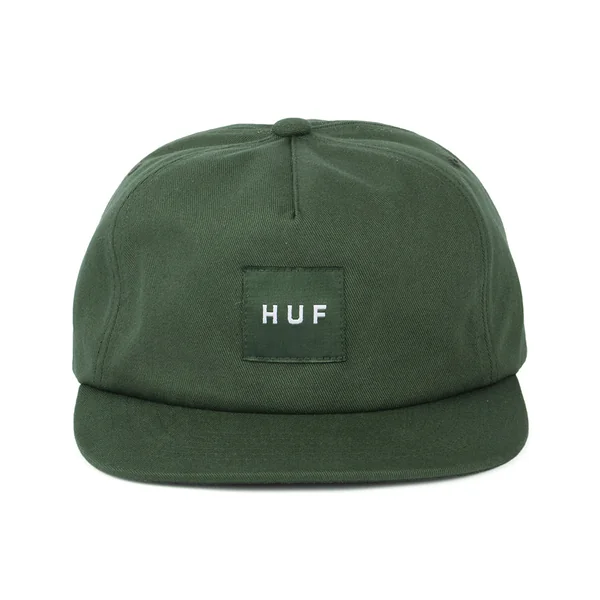 Gorra Snapback Box Logo sin estructurar de HUF - Verde Oscuro - Imagen 2