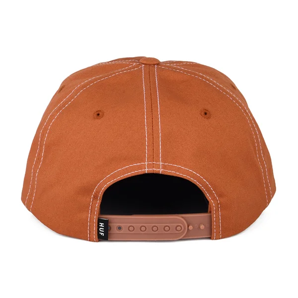 Gorra Snapback Triple Triangle sin estructurar de HUF - Camel-Blanco - Imagen 3