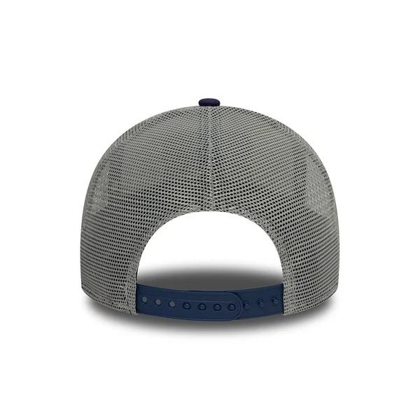 Gorra Trucker A-Frame - NE Patch Canvas de New Era - Blanco-Tinta - Imagen 4