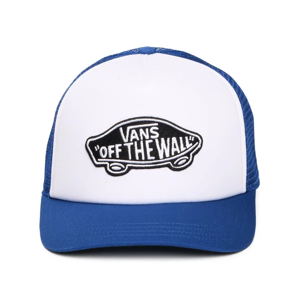 Gorra Trucker Classic Patch visera curvada de Vans - Azul-Blanco - Imagen 2