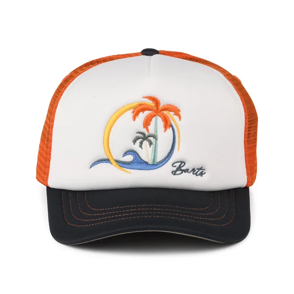 Gorra Trucker de Barts - Blanco-Naranja - Imagen 2