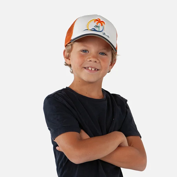 Gorra Trucker de Barts - Blanco-Naranja - Imagen 4