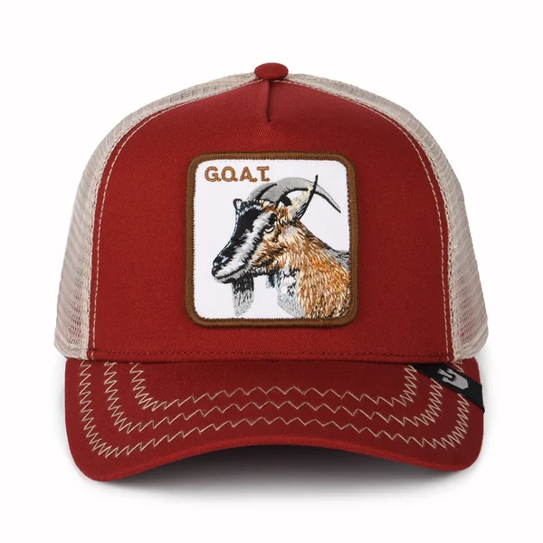 Gorra Trucker Goat de Goorin - Rojo - Imagen 2