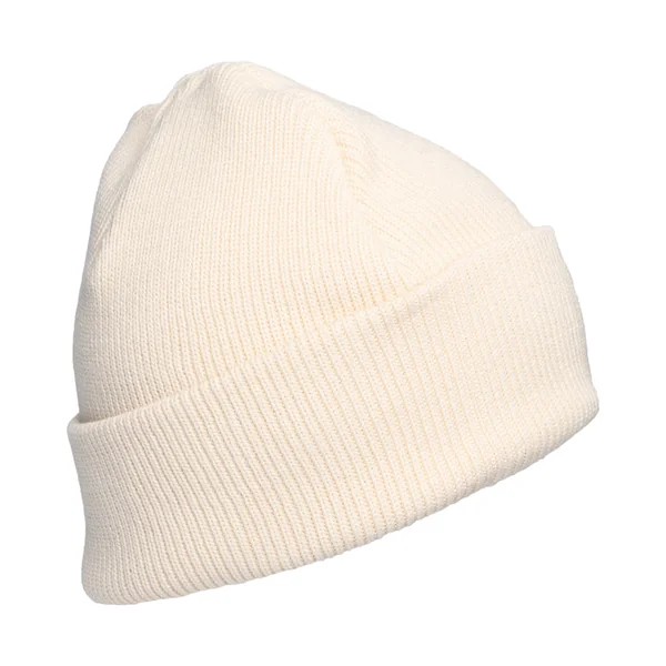 Gorro Beanie Backpatch de algodón para mujeres de Levi's - Crema - Imagen 2