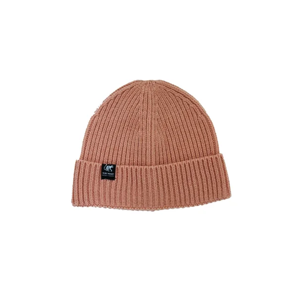 Gorro de Punto - Dobladillo / Talla Única (Rosa)