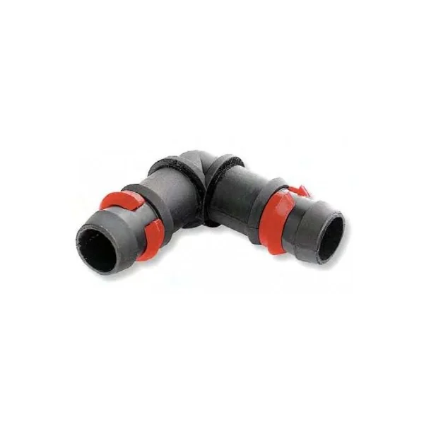 Goteo de seguridad codo igual de 16mm