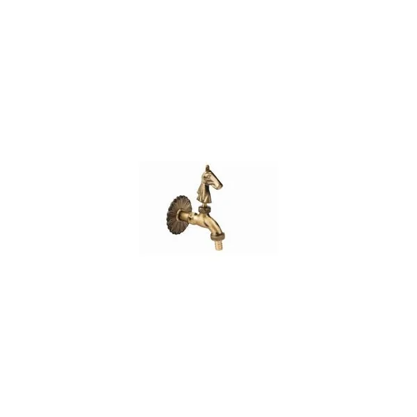 Grifo jardín decorativo caballo 1/2" x 3/4"