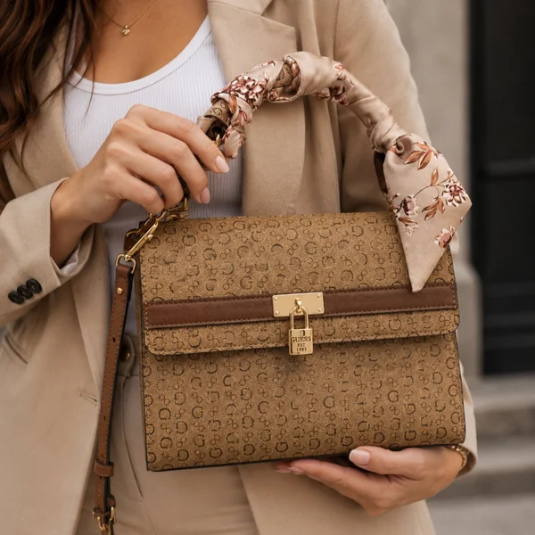 Guess Cartera Crossbody Mini Cocoa