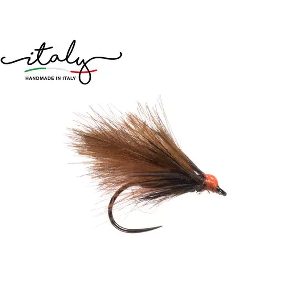 High Viz CDC Para Sedge BL Orange Claret mosca seca