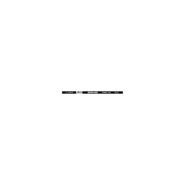 Hoja s-ego sierra simple 12" carbono (negro)