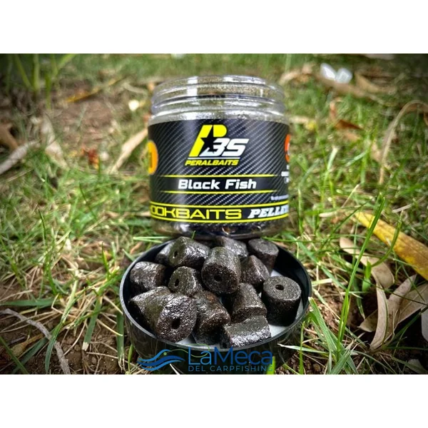 HOOKBAITS PELLETS PERALBAITS BLACK FISH 14mm