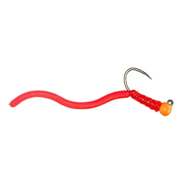 Hot Squirmy Worm Red TG BL imitación gusano