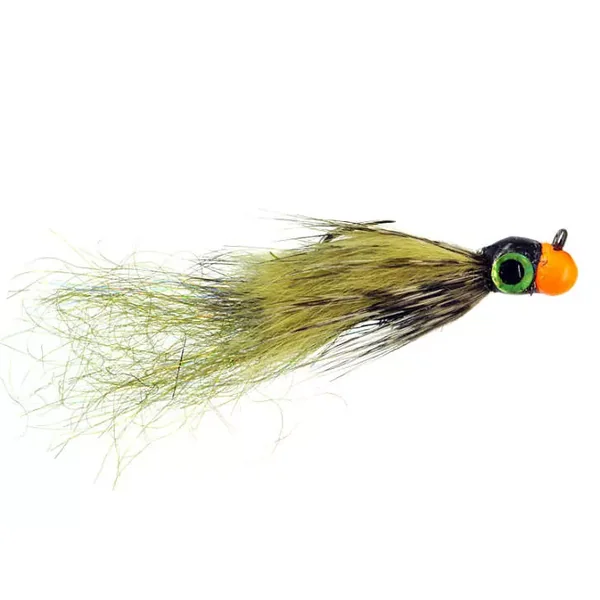 Hot Upside Down Streamer Olive streamer trucha