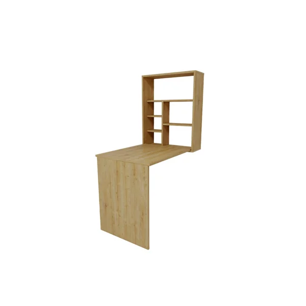 Houten make-up tafel "Sedir" - 90 x 59 x 74 cm - Beige