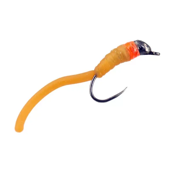 Javi Squirmy Worm TG BL Brown imitación gusano