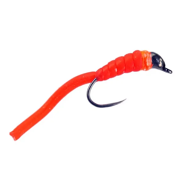 Javi Squirmy Worm TG BL Red imitación gusano