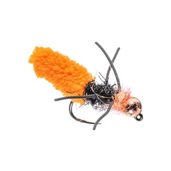 Jig Evo TG Rubber Leg Mop Fly Fluo Orange