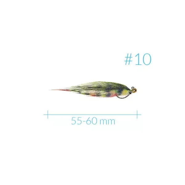 Jig HP Minnow Streamer Perch BL - Imagen 3