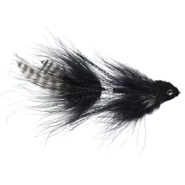 Jointed Sculpin Black streamer