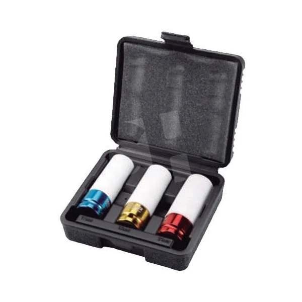 JUEGO 3 VASOS 1/2" LLANTAS ALUMINIO