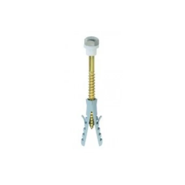 Juego fij tornillo wc vertical laton