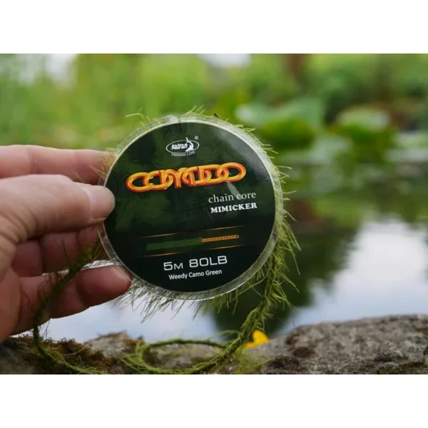 KatranComodo Chain-Core Mimicker 80lb Weedy Camo 5m